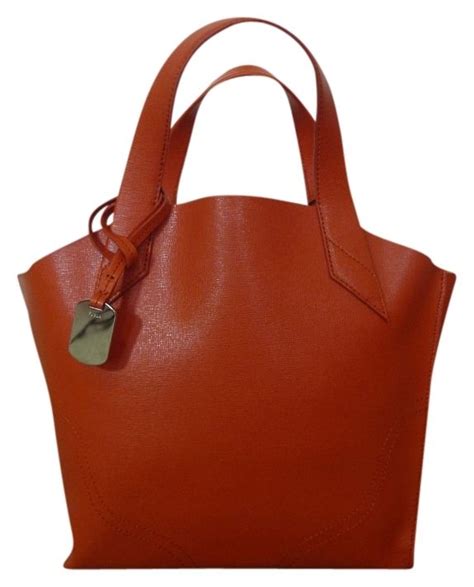 Papaya Small leather bag 